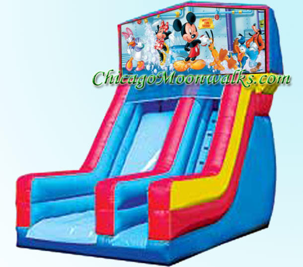 Mickey Mouse Disney Slide Inflatable Rental Chicago Illinois